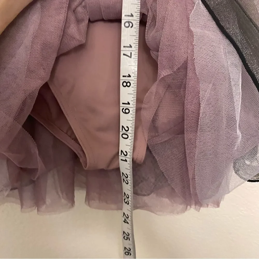 WEISSMAN Dance lyrical ballet dress ombre mauve Little Do You Know 11270 IC 7/8